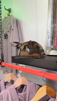 Image 1 of G3 Logo “Puff"  Flat Visor