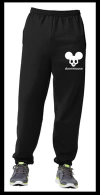 DOORMOUSE SKULL EAR LOGO SWEATPANTS 
