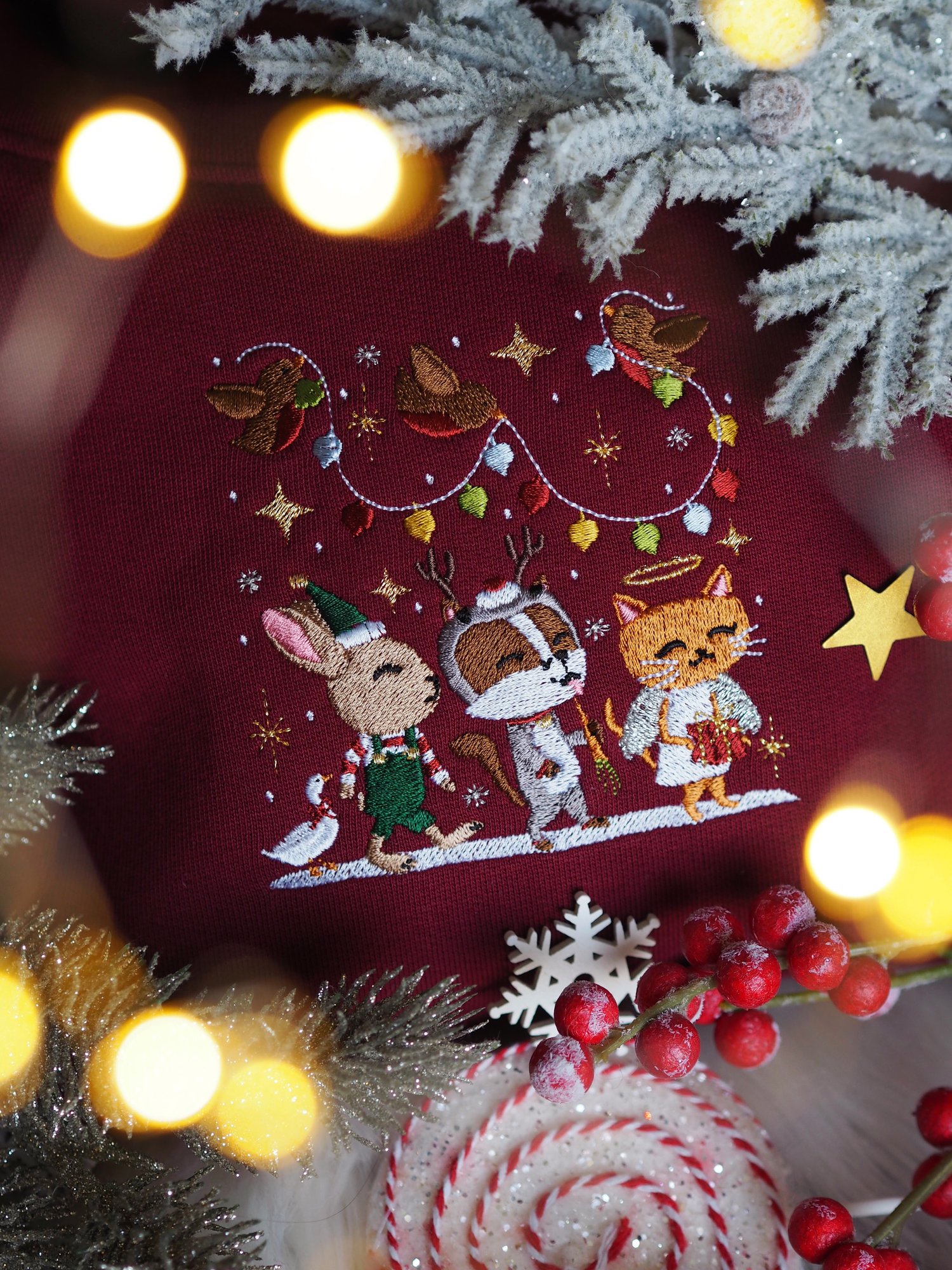 Image of  A Year Of Adventures - Christmas Edition - Burgundy Hoody