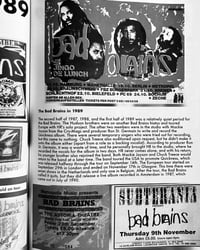 Image 4 of Bad Brains In The Lowlands (Restock, last copies)