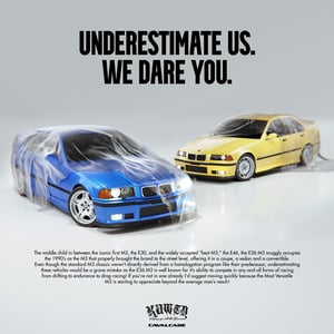 Image of E36 M3 Classic Advertisement Poster