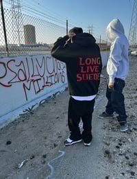 Image 2 of Long Live suede hoodies 