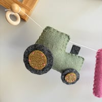 Image 3 of Tractor Name Garland - Pink