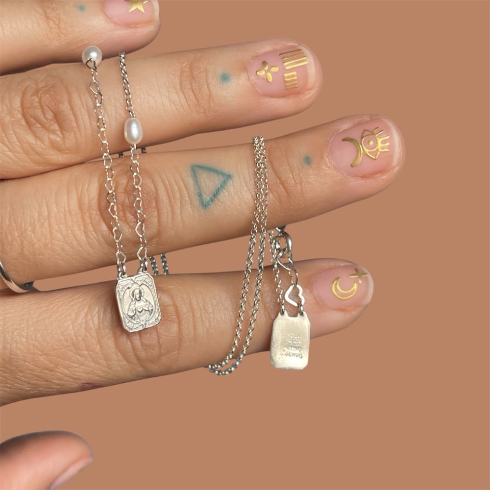 Image of escapulario necklace