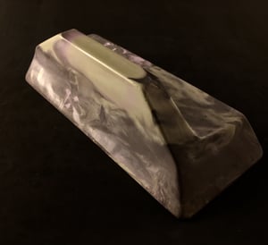 Image of Wired Ramps Slope'd Barrier Ledge (Dark Grey, Light Purple and Slime Green)