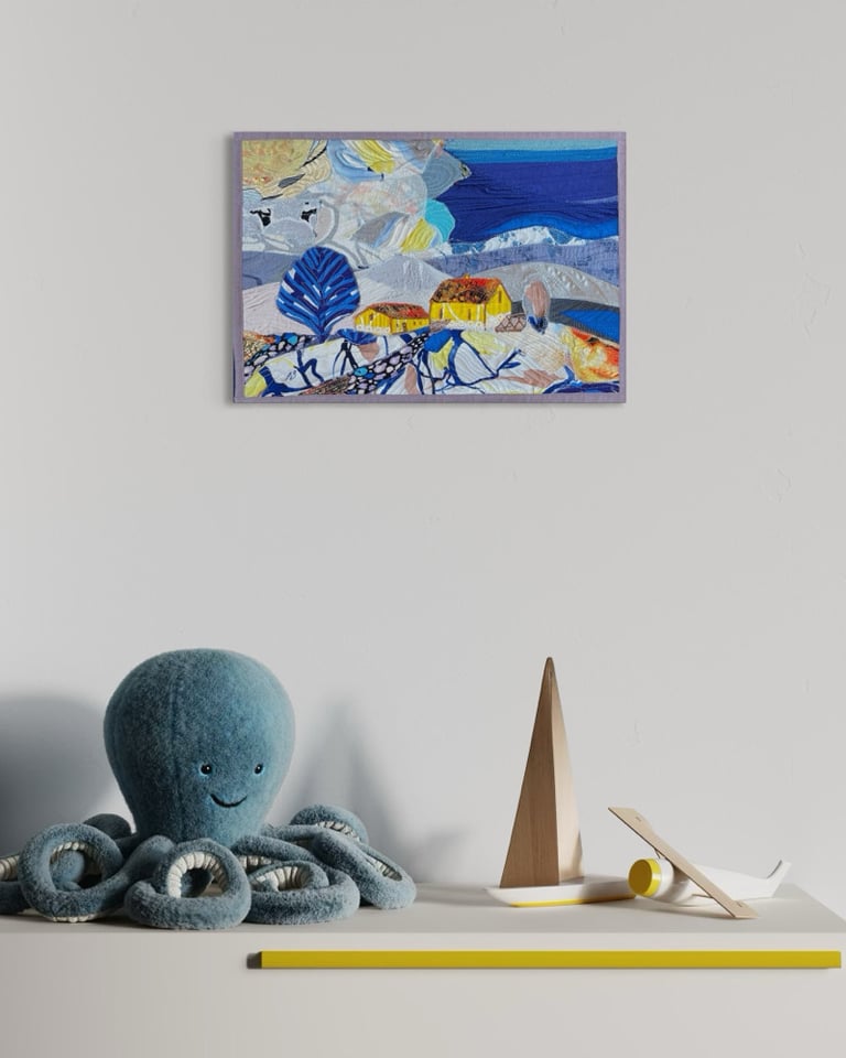 “Winter shelter” - small winter landscape Image 6