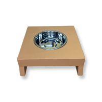 Image 14 of Elevated Cat Feeder (Whisker Friendly, Stainless Bowls)