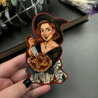 Image 1 of Cherry Witch Vinyl Sticker