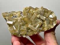 Image 11 of Yellow Barite On Purple Fluorite Specimen | Jiangxi China #2731