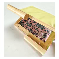 Image 3 of Buttercup Leather & Timber Clutch  