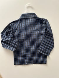 Image 4 of Pooh blue overalls set 
