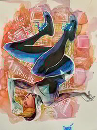 Image 5 of Galaxy con Spider-Gwen Watercolor Commission