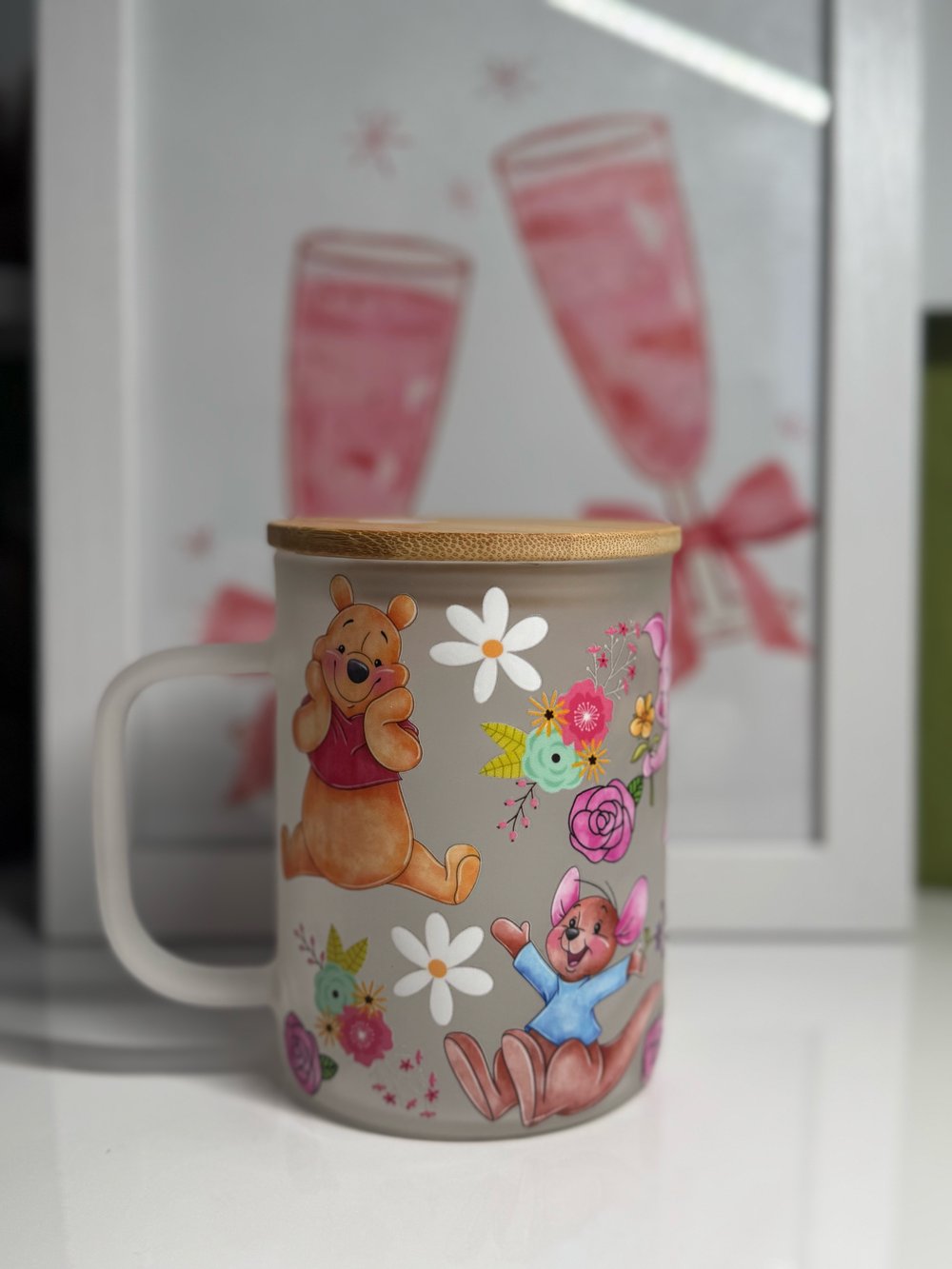 Image of 16oz - Frosted Mug - Pooh