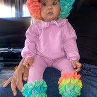 Ruffle Bucket Hat Set