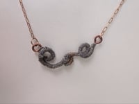 Image 7 of Handspun Wirecore Scribble Necklace (You Choose!)