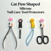 Glisten & Glow Cat Paw Shaped Silicone Nail Care Tool Protector