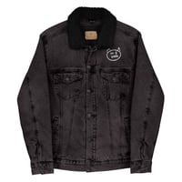 Image 1 of ThePloútosClub Premium denim 2.0 sherpa jacket