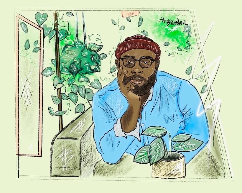 Image of Black Men who Garden