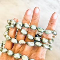 Image 2 of MOSSY MINT GREEN PEARLS