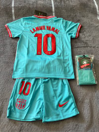 Image 2 of Barcelona turquoise Lamine Yamal no.10