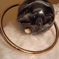 Image 2 of BLACK MARBLED EVENING BAG