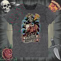 Image 2 of Yeehaw Vintage Wash Denim Tee