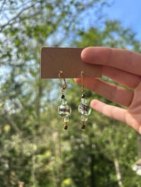 “green goddess” earrings 