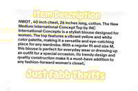 Image 8 of New Medium international concepts top  #779*8