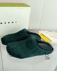 Image 3 of UNISEX FUR MARN SLIDES