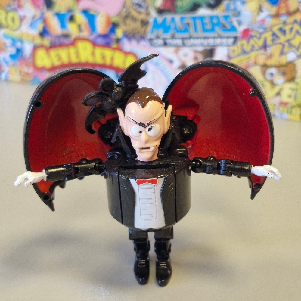 Image of Vintage Bandai Egg Monsters Dracula Transforming Figure – 1980s