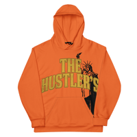 Image 1 of Orange “I Went To New York” Hoodie (Oversized Print)