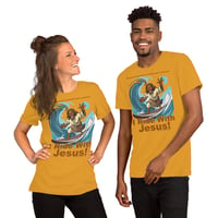 Image 6 of I Ride With Jesus Surfing Unisex t-shirt