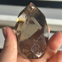 Image 4 of Smoky Quartz Faceted Flame (32A)