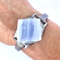 Image 4 of bewitching blue chalcedony bracelet