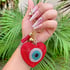 Evil Eye Heart Keychain  Image 2