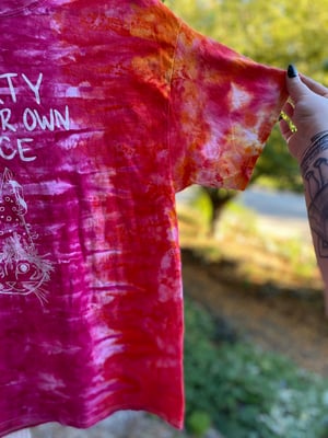 Image of LARGE Party At Your Own Pace Tie Dye Shirt