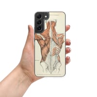 Image 3 of Antique Anatomical Illustration Human Posterior Musculature Clear Case for Samsung®