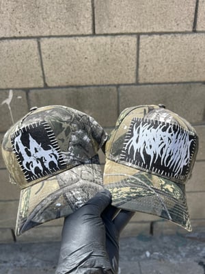 Image of Dark forest camo hat 