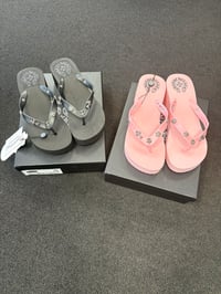 Chrome Flip Flops