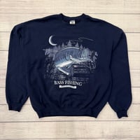 Image 1 of Vintage Bass Fishing Crewneck - L 