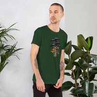 Image 24 of Black Fungus Mycology Inspired Colorful Unisex t-shirt