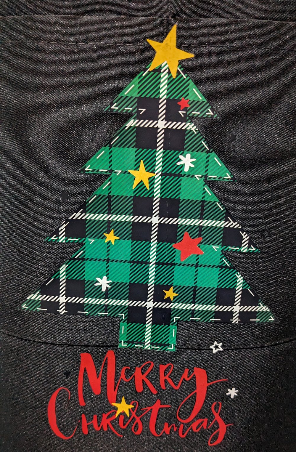 Image of So Elfin Cute Christmas Apron (black)