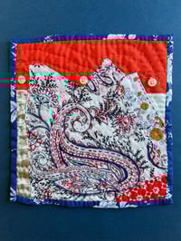 Image 1 of Massively More Happy - small hand sewn quilt 