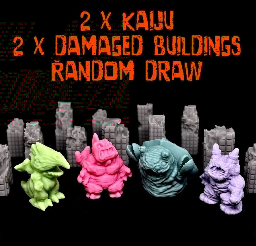Image of Kaiju Brawl SD (Wave 2) Random Draw Keshi 2-Pack