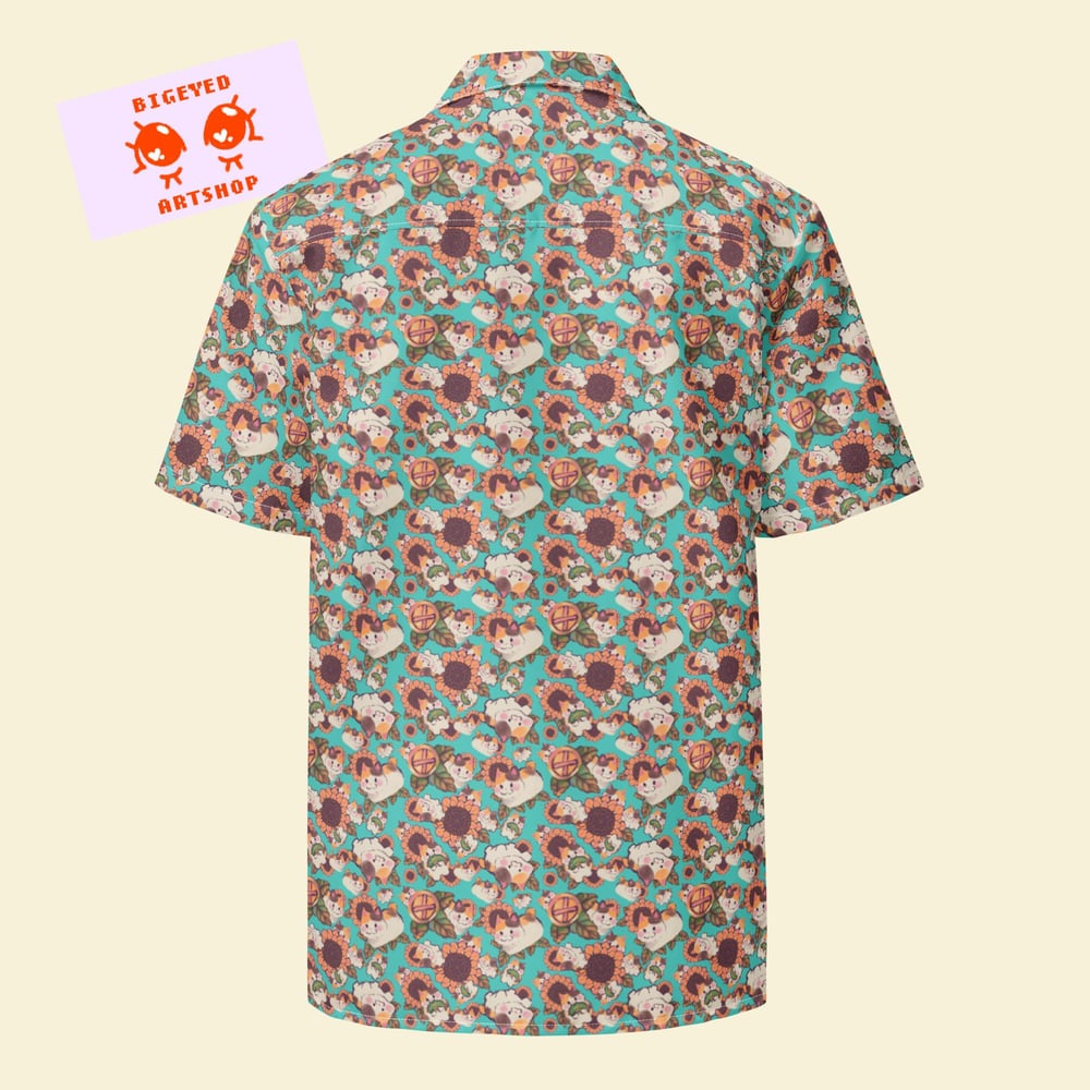 Image of El Gato Gordo (Fat Cat) Button Up Shirt