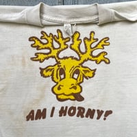 Image 1 of Original 80s Am I Horny! Sz Large