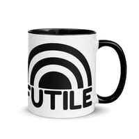 Image 1 of Futile Black Rainbow Mug