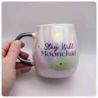 Image 3 of Stay Wild Moon Child Rounded Mug