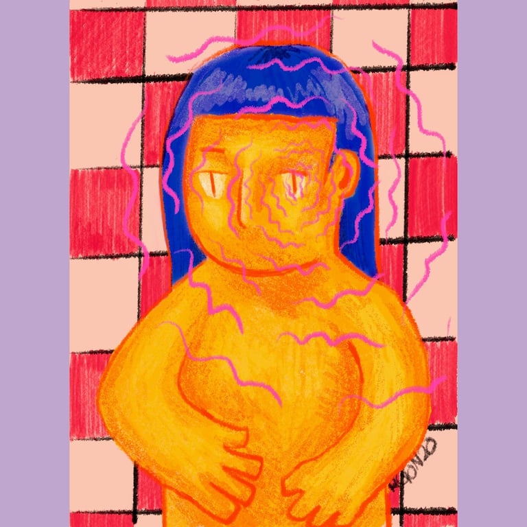 "Manic" Print