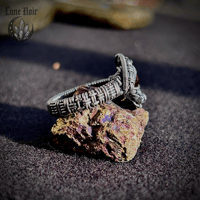 Image 3 of Garnet & Topaz Ring